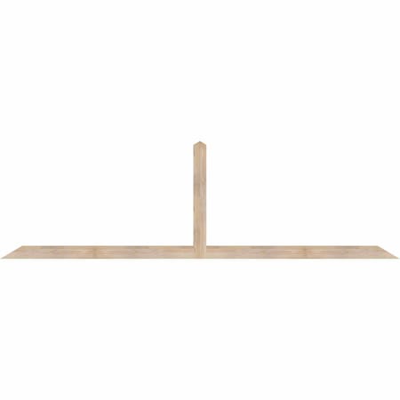 Ekena Millwork Portland Smooth Timber Gable Bracket, Douglas Fir, 108"W x 31 1/2"H x 1 1/2"D x 3 1/2"F, 7/12 Pitch GBW108X31X0204POR00SDF